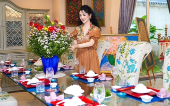 Giáng My trang hoàng biệt thự 1.000 m2 mở tiệc đãi bạn bè, hé lộ cuộc sống độc thân yên bình trong biệt thự sang