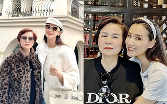 Mẹ ruột nữ diễn viên giàu nhất miền Bắc trẻ đẹp như thế nào mà ai cũng dành lời khen?