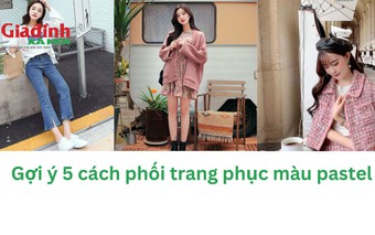 Gợi ý 5 cách phối trang phục màu pastel