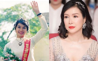 Hôn nhân đời thực của mỹ nhân Hà thành xưa: Hoa hậu Bùi Bích Phương mãn nguyện bên chồng Tiến sĩ