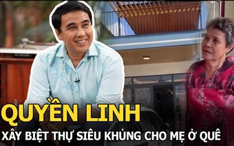 MC Quyền Linh khoe xây nhà khang trang cho mẹ ruột ở Tiền Giang, hút 5.000 người theo dõi livestream, khoe món quà tân gia 'độc lạ'