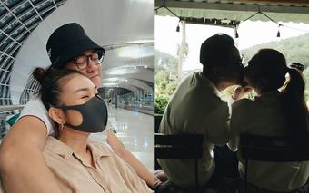 Không kém cạnh bạn thân Hồ Ngọc Hà, siêu mẫu Thanh Hằng và chồng điển trai khoe tình yêu ngọt lịm