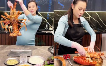 Cách Phương Oanh tẩm bổ cuối thai kỳ khiến nhiều chị em 'tủi thân'
