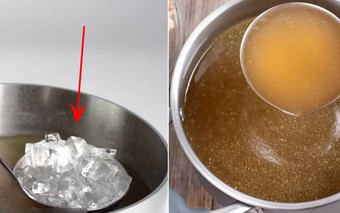 Chỉ với một viên đá lạnh, nhiều công dụng trong nấu ăn gây bất ngờ