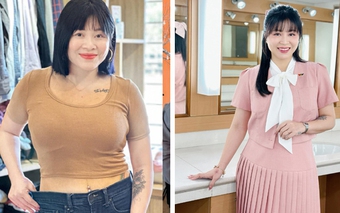 Sắc vóc đời thực tuổi 39 của MC Hoàng Linh