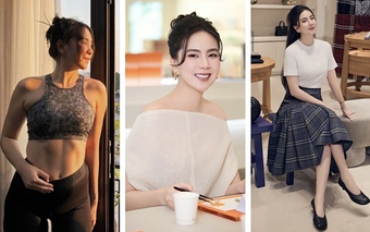 Sau 7 tháng sinh con, Mai Ngọc về dáng thon gọn khiến mẹ bỉm sữa ngưỡng mộ