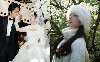 Đám cưới nữ chính phim 'Cha tôi, người ở lại': Nhan sắc đời thực của cô dâu gây thương nhớ