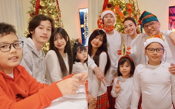 Đại gia đình Jennifer Phạm mừng Giáng sinh ở Mỹ