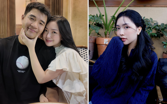 Sắc vóc 'gái một con' của vợ Hà Đức Chinh