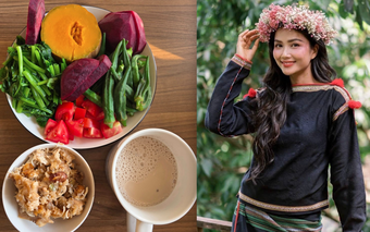 Bữa sáng giữ dáng săn chắc của H'Hen Niê