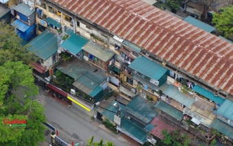 Khu tập thể cũ dự kiến được Hà Nội thay thế bằng 2 tòa nhà 45 và 25 tầng 