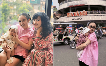 Cháu ngoại 3 tháng tuổi của NSND Thanh Lam lại chiếm 'spotlight'