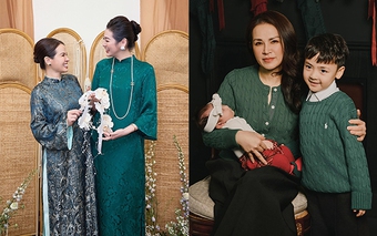 Mẹ ruột Á hậu Tú Anh: Tuổi U60 vẫn xinh đẹp, sang chảnh, hạnh phúc vì được con gái chiều chuộng