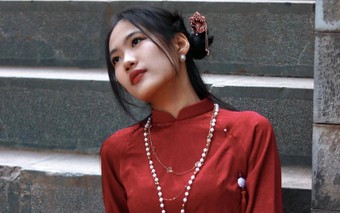 Nữ sinh quê Hưng Yên gây chú ý tại Hoa hậu Hoàn vũ Việt Nam
