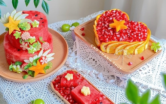 Ngỡ ngàng bàn tiệc trái cây tuyệt đẹp chào mừng Quốc Khánh