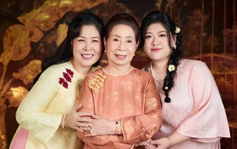 Mẹ ruột U90 của NSND Hồng Vân gây ngỡ ngàng với khán giả vì vẻ ngoài trẻ khỏe