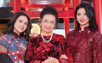 Mẹ ruột và em dâu Thanh Lam gây chú ý