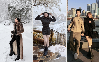 'Soi' thời trang của sao Việt du lịch năm mới: Áo lông, áo phao vẫn là 'chân ái'