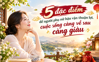 5 đặc điểm để người phụ nữ hậu vận thuận lợi, cuộc sống càng về sau càng giàu