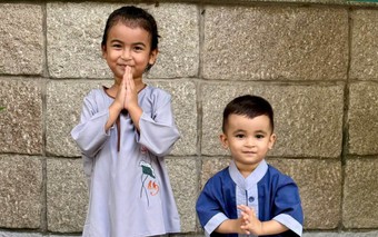 Hai con nhà Võ Hạ Trâm gây chú ý