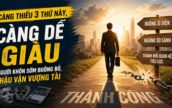 Nghe vô lý nhưng đúng: Càng thiếu 3 thứ này, bạn càng dễ giàu