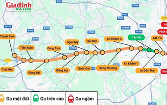Giá nhà đất dọc tuyến đường sắt đô thị số 5, Hà Nội tăng nhiệt