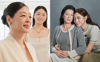 Mẹ ruột Hoa hậu Lương Thùy Linh luôn là nguồn cảm hứng về sự tự tin và bản lĩnh cho con gái
