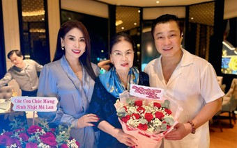 Mẹ ruột Lý Hùng tuổi xế chiều đón sinh nhật bình yên, ấm áp bên con cháu