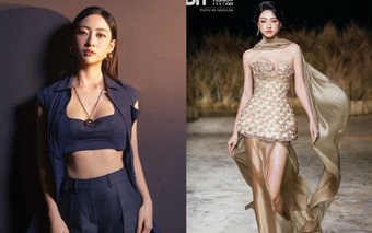 Màn catwalk viral của Lương Thùy Linh