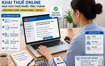 Khai thuế như nào khi có nhiều nhà cho thuê tại các tỉnh thành