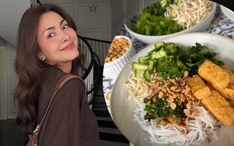 Tháng 7 âm, học Tăng Thanh Hà làm món chay nhanh gọn, công thức đơn giản
