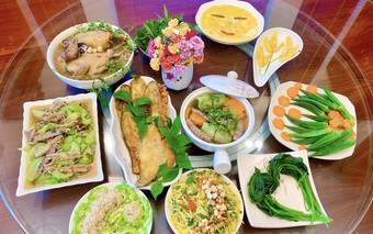10 mâm cơm gia đình nấu vội nhưng bổ dưỡng, đẹp mắt để quây quần ngày nghỉ lễ 2/9