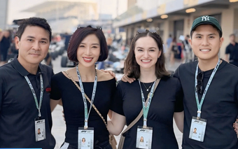 Con dâu là quản lý tại tập đoàn công nghệ Mỹ của Hoa khôi Thu Hương và doanh nhân Nguyễn Hoài Nam