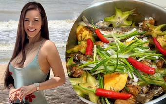 Quế Vân trổ tài với món ăn đơn giản mà hao cơm