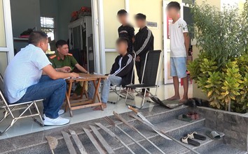 Mang hung khí đi đánh nhau vì mâu thuẫn ứng xử trên mạng xã hội