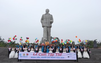 Lễ cưới đặc biệt của 11 cặp đôi công nhân Nghệ An