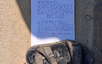 Thực hư bức thư 'con mệt mỏi lắm' cùng đôi dép bỏ lại trên cầu ở Nghệ An