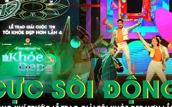 Không khí cực sôi động tại nơi diễn ra Lễ trao giải Cuộc thi Tôi khỏe đẹp hơn lần 4