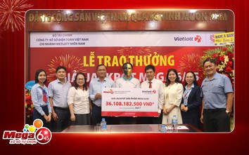 Tìm thấy một người may mắn trúng hơn 31 tỷ đồng Vietlott