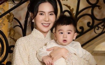 Biểu cảm đáng yêu của con trai MC Mai Ngọc 'đốn tim' fan