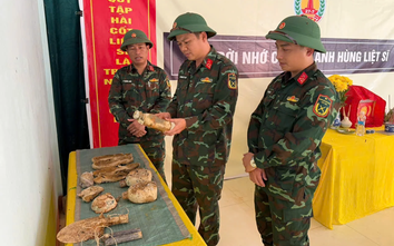 Phát hiện hài cốt liệt sỹ cùng nhiều di vật