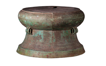 Cận cảnh sưu tập trống đồng Làng Vạc vừa được công nhận bảo vật quốc gia