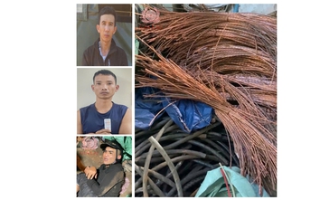 Bắt 3 đối tượng chuyên cắt trộm dây cáp điện gây thiệt hại hàng trăm triệu đồng