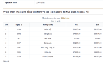 Giá USD hôm nay (22/4): USD giảm về sát 26.600 đồng, có nên mua tích trữ lúc này?