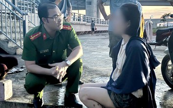 Mâu thuẫn chuyện gia đình, người phụ nữ định nhảy cầu tự tử