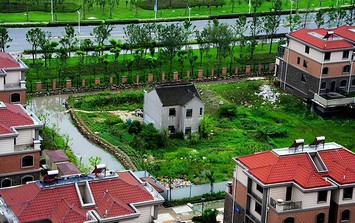 Cảnh sống khó tin của ngôi nhà cấp 4 nằm giữa khu biệt thự tiền tỷ vì từ chối nhận bồi thường 37 tỷ đồng