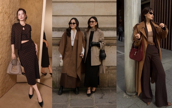 Gam mầu trầm ấm 'lên ngôi' xu hướng thời trang Thu Đông 2025