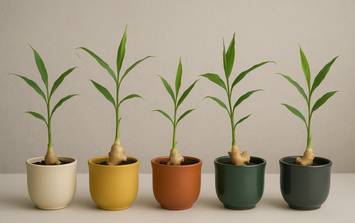 Thời điểm tốt nhất trồng chậu gừng phong thủy xanh tươi để trưng Tết và đón tài lộc năm mới 2026