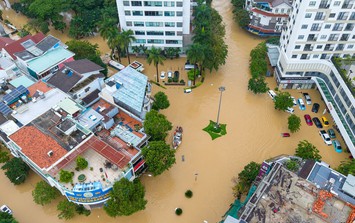 Dự báo thời điểm mưa lớn ở miền Trung giảm, nước rút