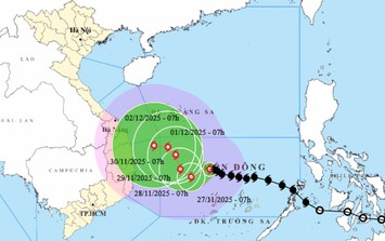 Tin bão mới nhất: Bão số 15 diễn biến khó lường, mạnh lên 4 cấp, 8 tỉnh thành miền Trung dự kiến chịu ảnh hưởng